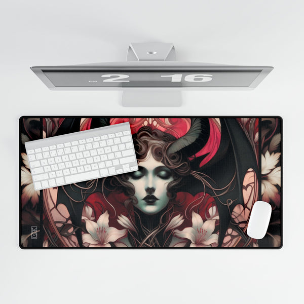 Lilith Goddess Art Tarot Mat - Desk Mat - Playmat