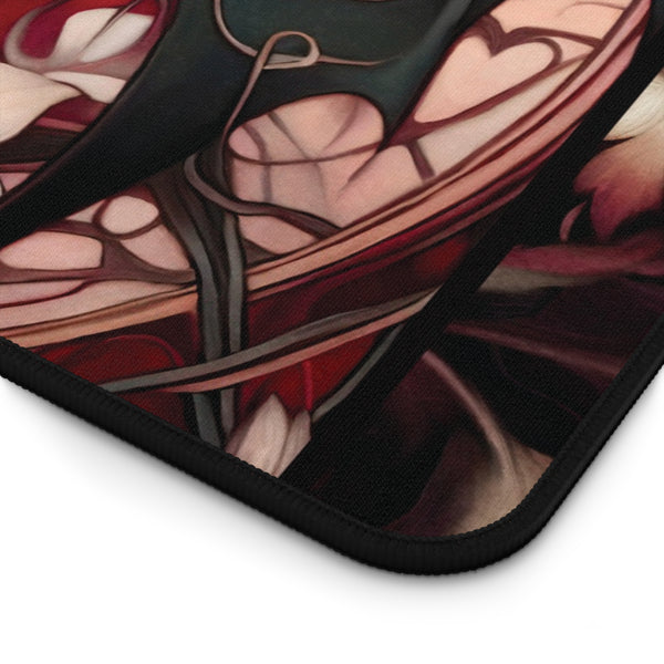 The image is a close-up of a colorful abstract painting or artwork, featuring a variety of shapes, lines, and colors.