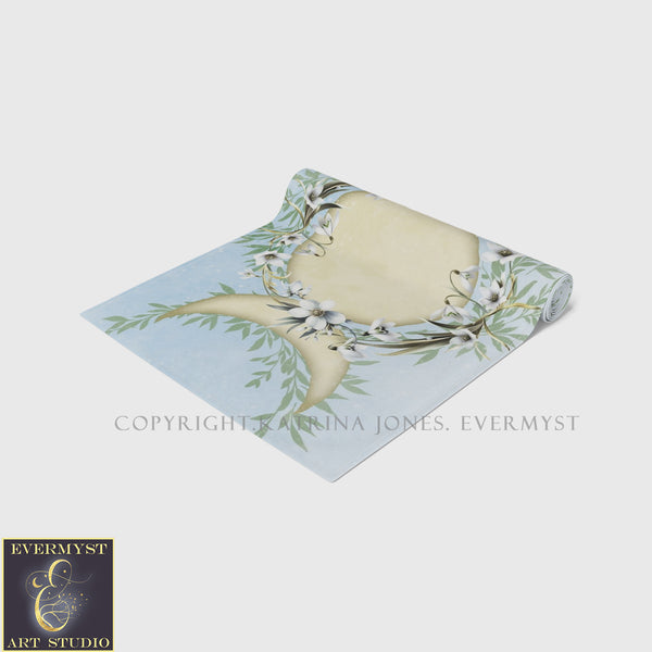 Imbolc Triple Moon Table Runner Altar Cloth