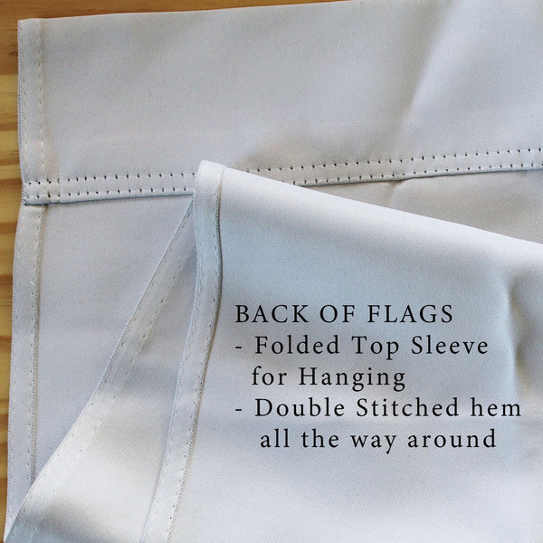 a close up of a piece of cloth with words on it