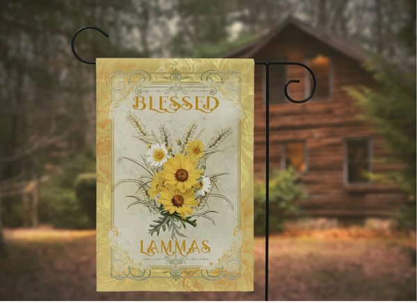Lammas Garden Flag - Wicca Witch Pagan Yard Banner