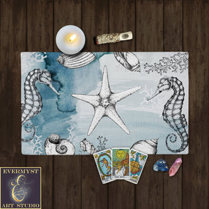 Altar Cloth Ocean Sea Witch Tarot Rec