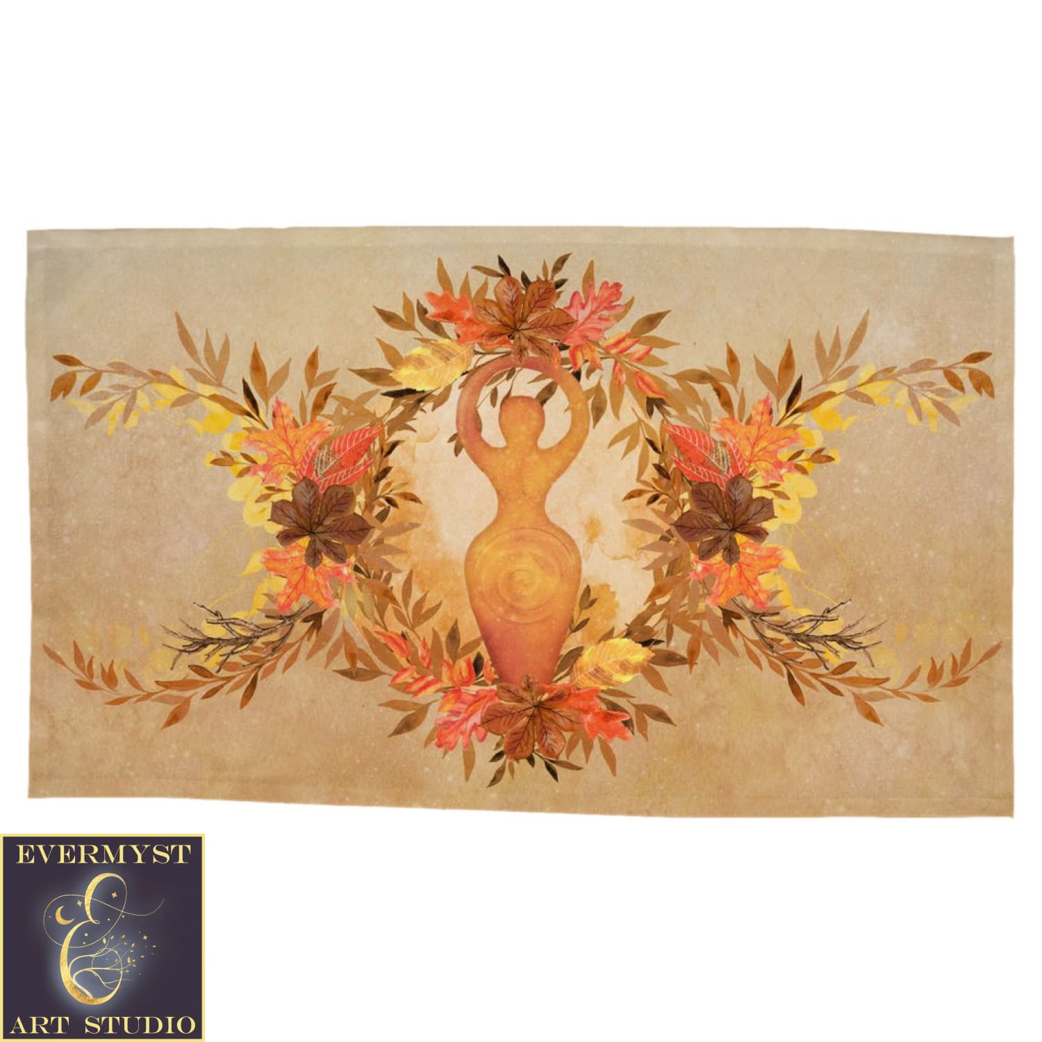 Autumn Goddess Altar Cloth Tarot Cotton Twill Rec