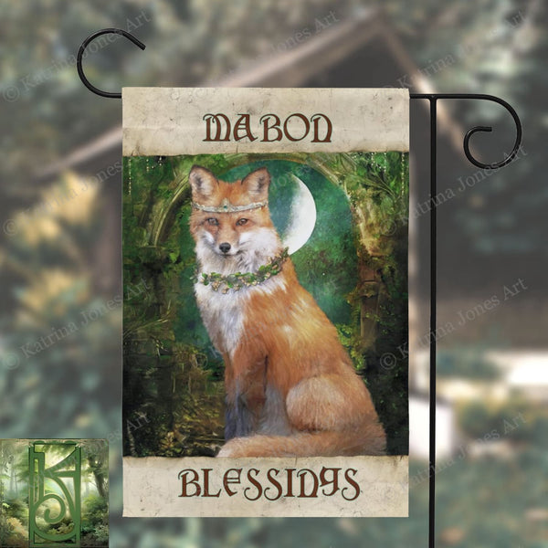 Autumn Wicca Garden Flag - Pagan Witch Seasonal Decor