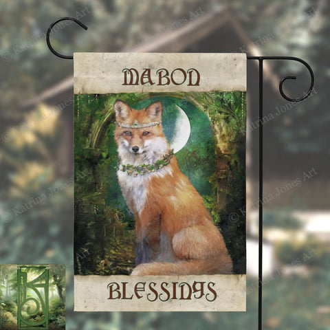 Autumn Wicca Garden Flag - Pagan Witch Seasonal Decor