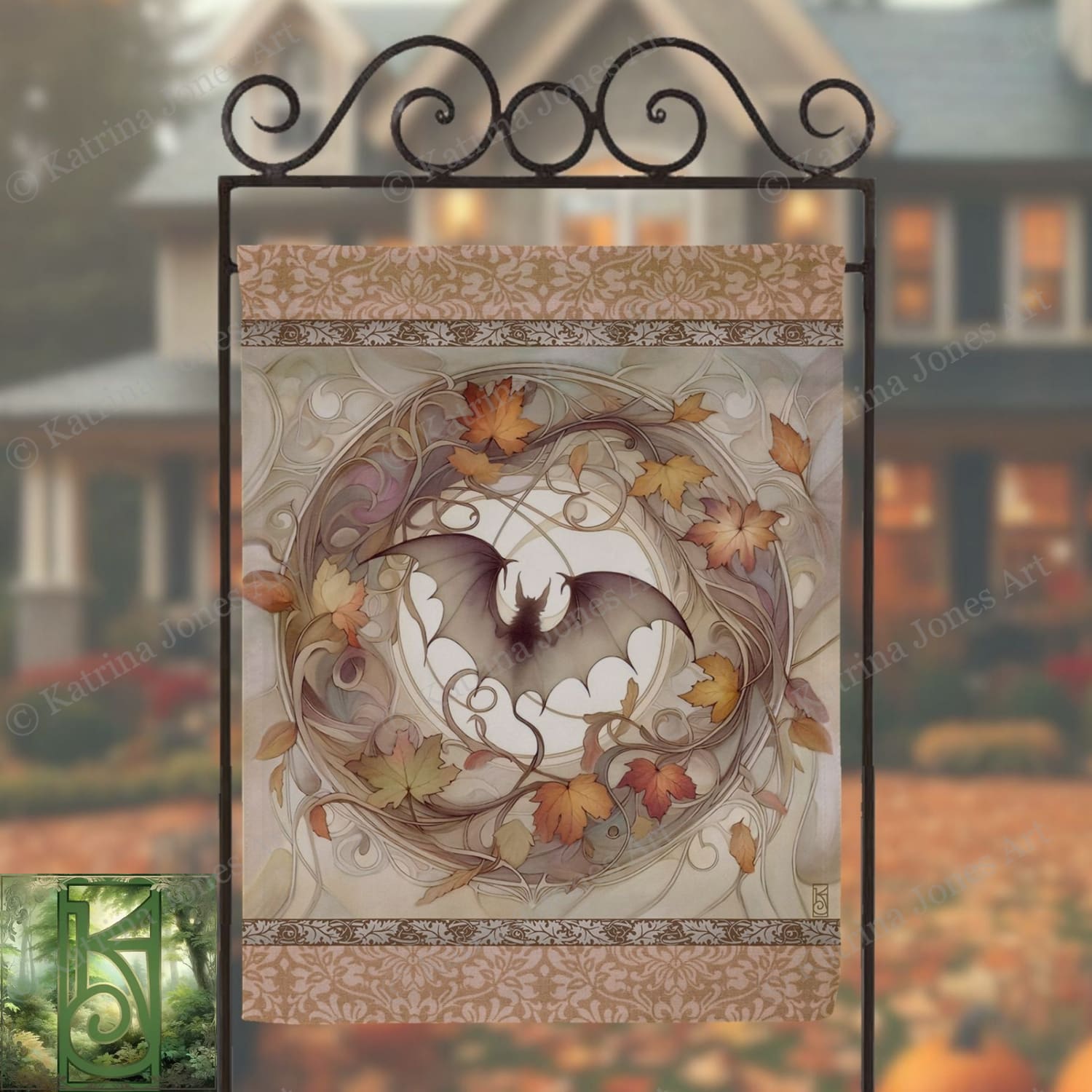 a picture of a bat hanging from a metal frame