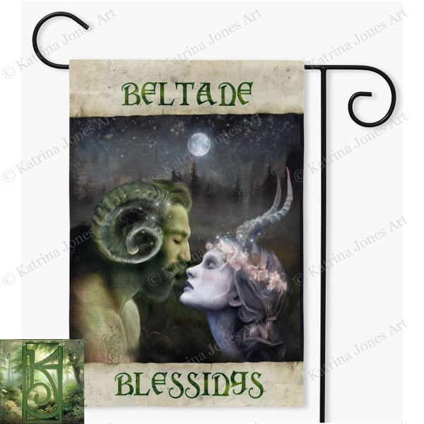 Beltane Garden Flag