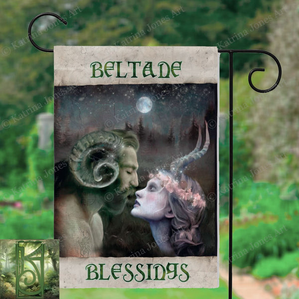 Beltane Garden Flag