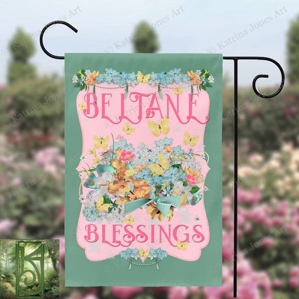 Beltane Garden Flag Decor