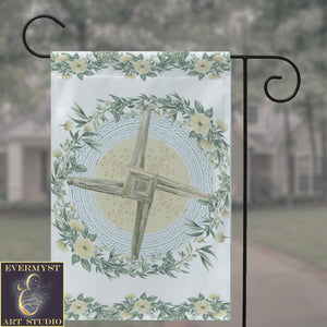 Brigid Cross Garden - Flag Spring Equinox Imbolc Pagan Decoration