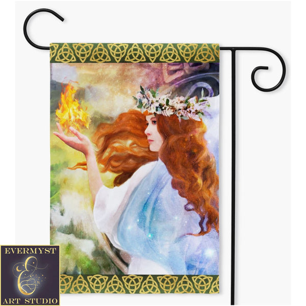 Brigid Garden Flag Spring Equinox Imbolc Decoration