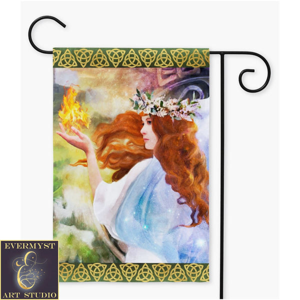 Brigid Garden Flag Spring Equinox Imbolc Decoration