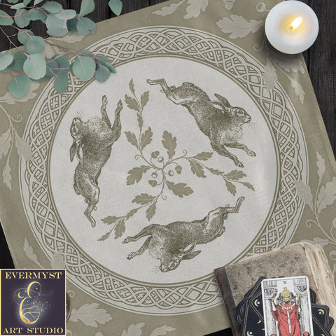 a table topped with a plate covered in animals