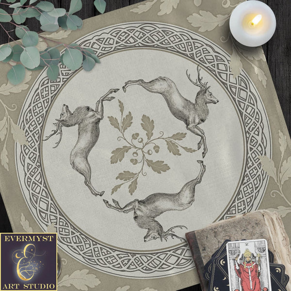 a table topped with a plate covered in animals