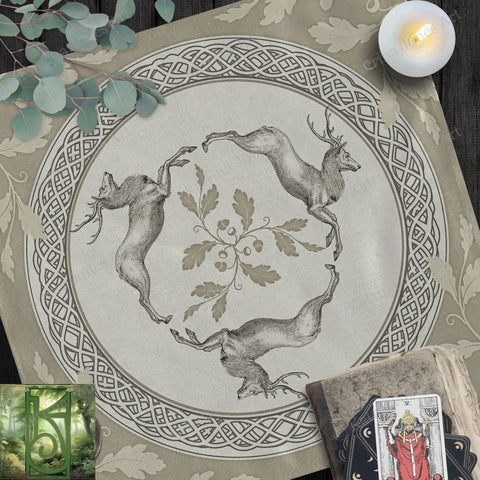 a table topped with a plate covered in animals