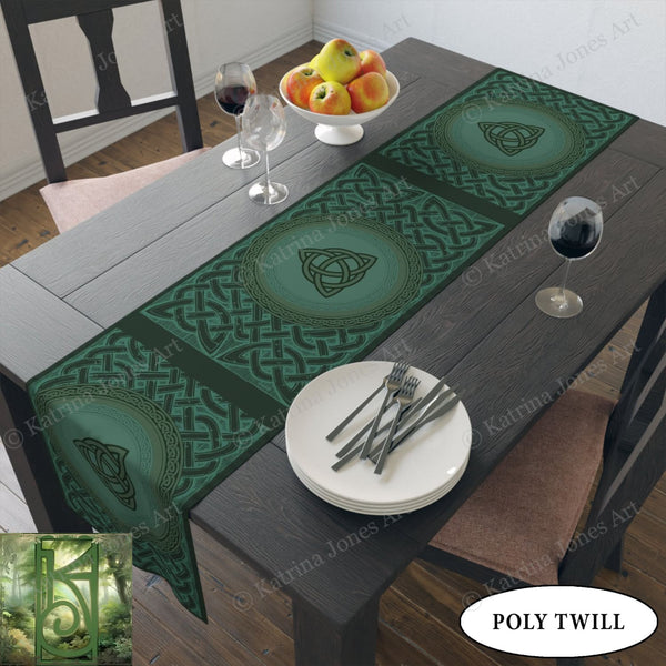 Celtic Table Runner. Knot Viking Altar Cloth Runner Decor