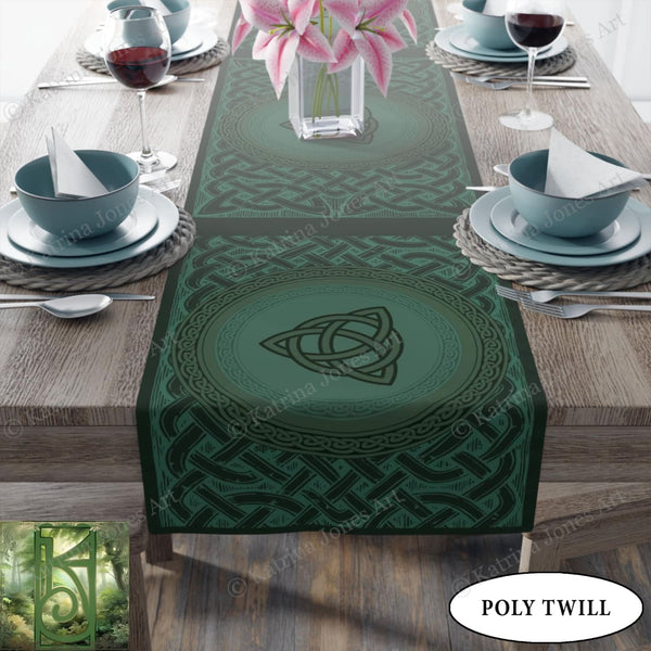 Celtic Table Runner. Knot Viking Altar Cloth Runner Decor