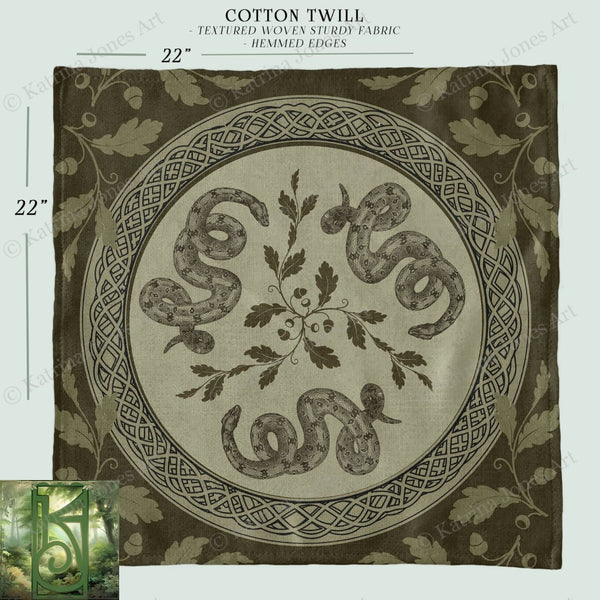 a picture of a cloth with a snake on it