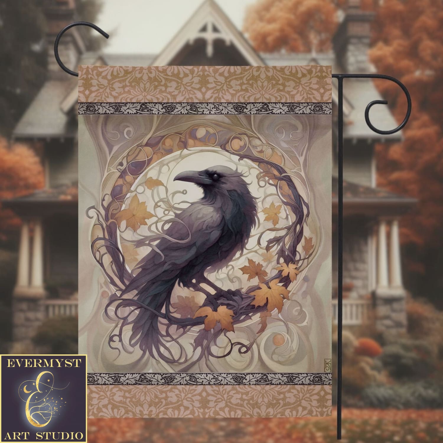 a black bird sitting on top of a metal pole