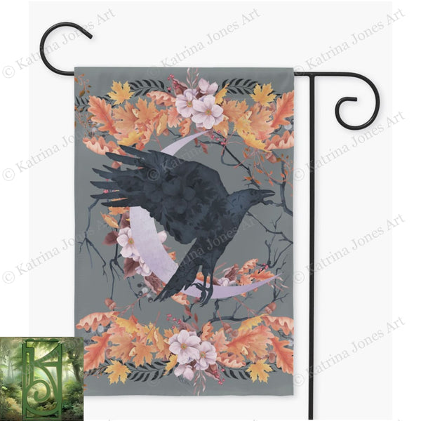 Halloween Garden Flag - Whimsical Folk