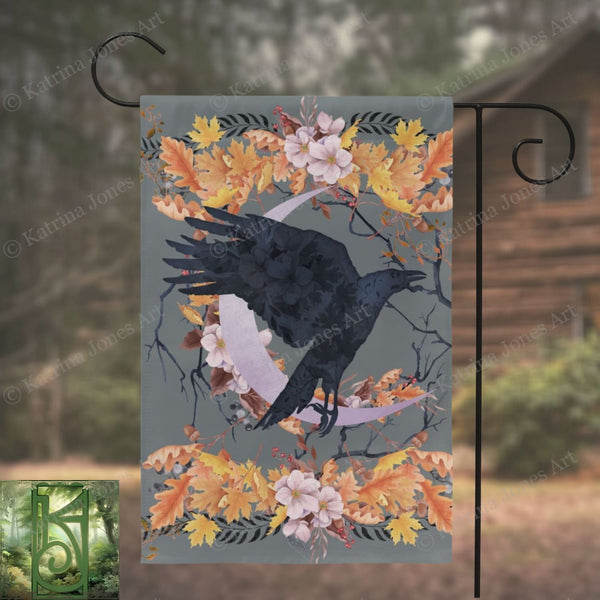 Halloween Garden Flag - Whimsical Folk