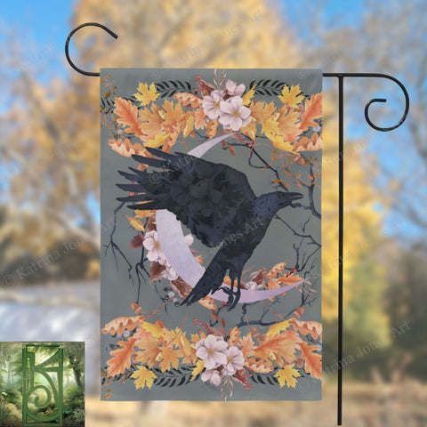 Halloween Garden Flag - Whimsical Folk