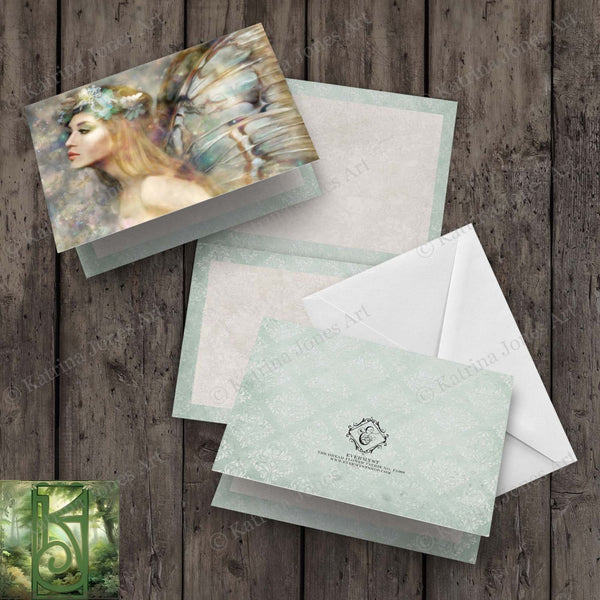 Dream Flower Faerie Card Magical Fantasy Fairy Blank Notecard