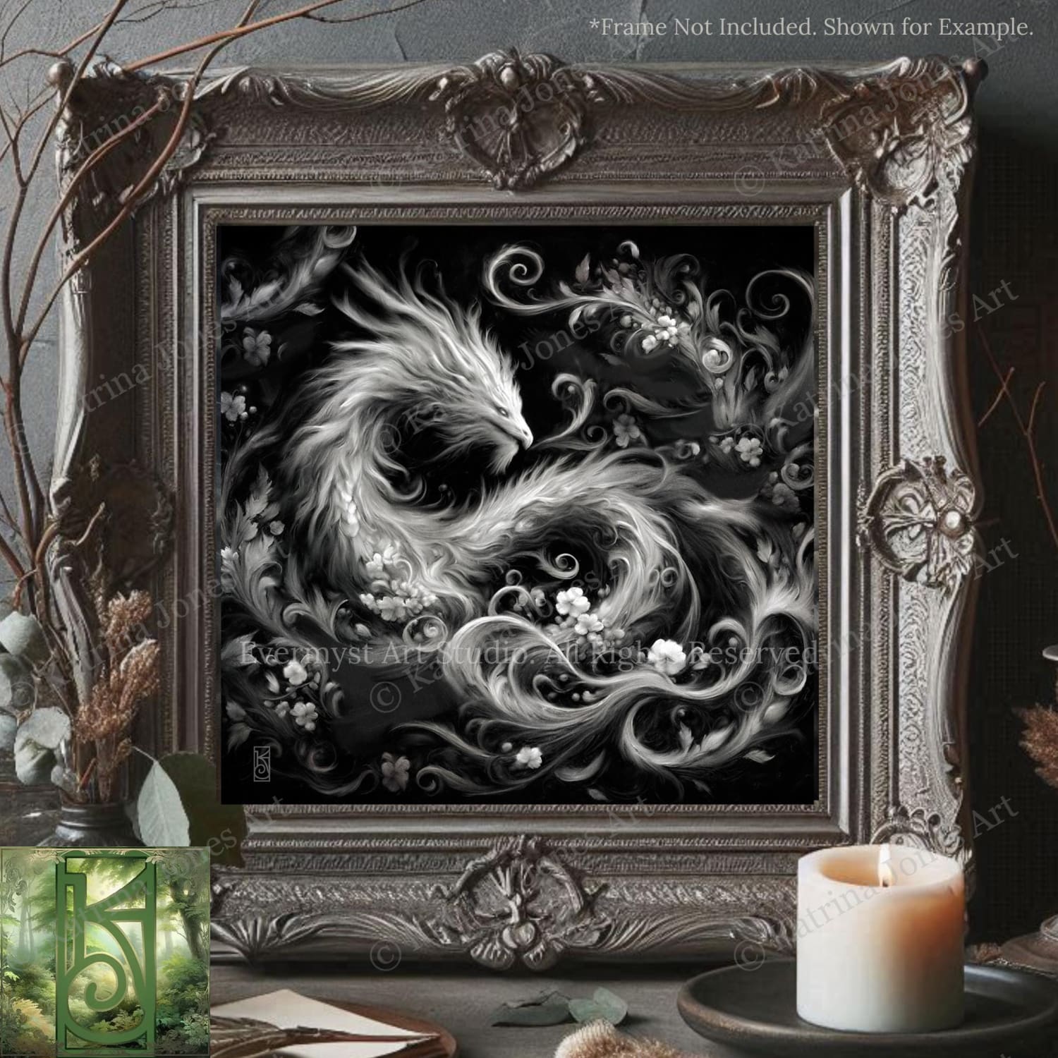 a picture of a white bird on a black background