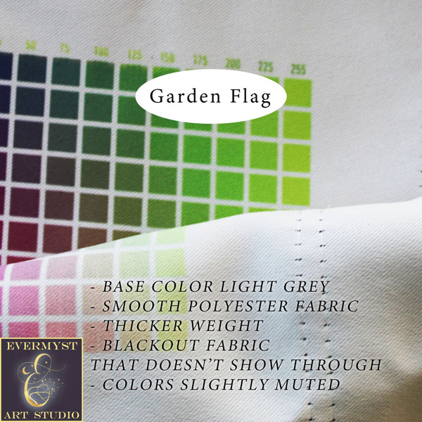 Enchanted Heron Garden Flag - Magical Outdoor Decoration