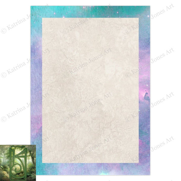 Enchanted Seahorses Greeting Card Fantasy Wedding Romantic Friend Blank Notecards