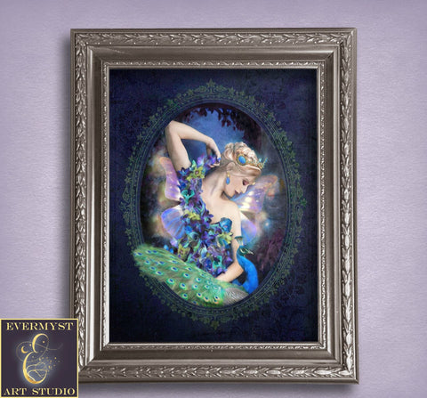 Enchanting Faerie Art Print - Fantasy Fairy Tale Wall Decor