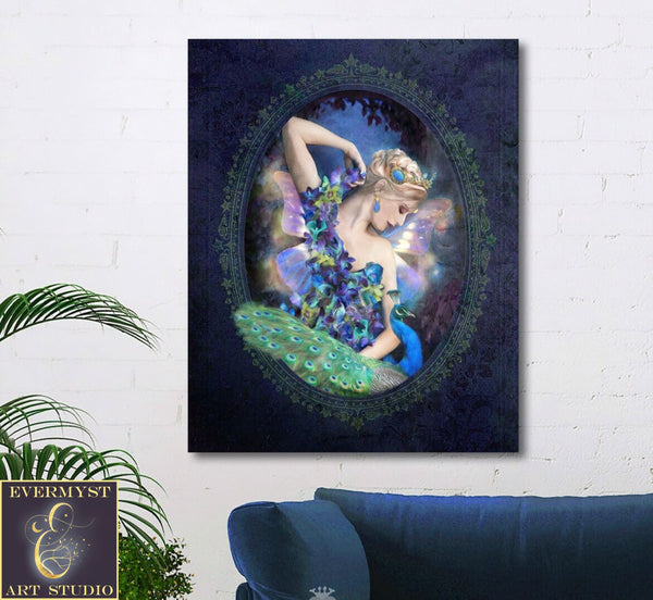 Enchanting Faerie Art Print - Fantasy Fairy Tale Wall Decor