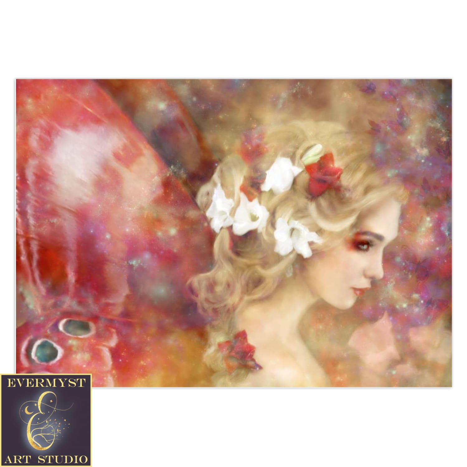 Fantasy Flower Fairy Greeeting Card 1