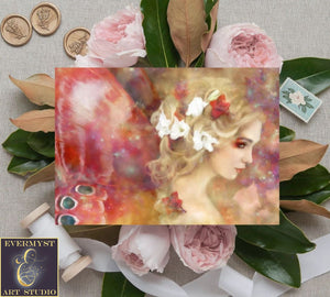 Fantasy Flower Fairy Greeeting Card