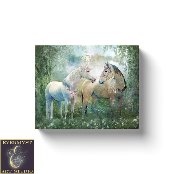 Fantasy Horse Art Print - Fairy Tale Nursery Painting