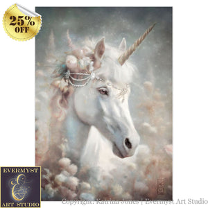 Fantasy Unicorn Greeting Card Mythic Meadow Blank Notecards Stationary 25 Cards