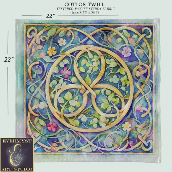 a watercolor painting of a decorative design