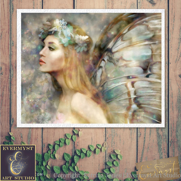 Flower Fairy Fine Art Print - Limited Signed Collectors Edition Giclee