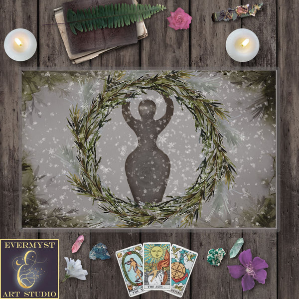 Forest And Pine Goddess Altar Cloth Rec