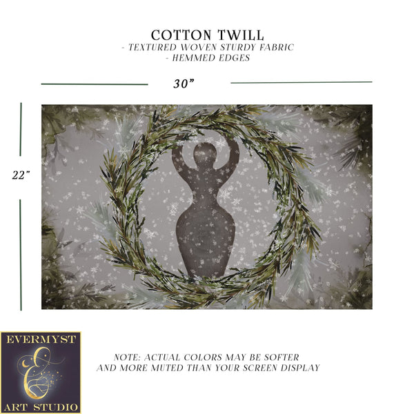 Forest And Pine Goddess Altar Cloth Rec