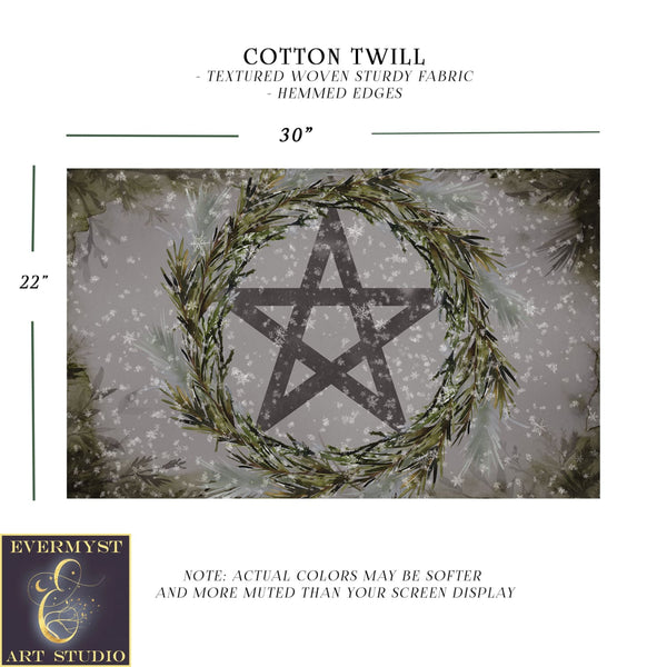 Forest And Pine Pentacle Altar Cloth Rec