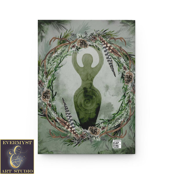 Forest Goddess Hardcover Journal - Pagan Wicca Witchcraft Inspired Blank Book