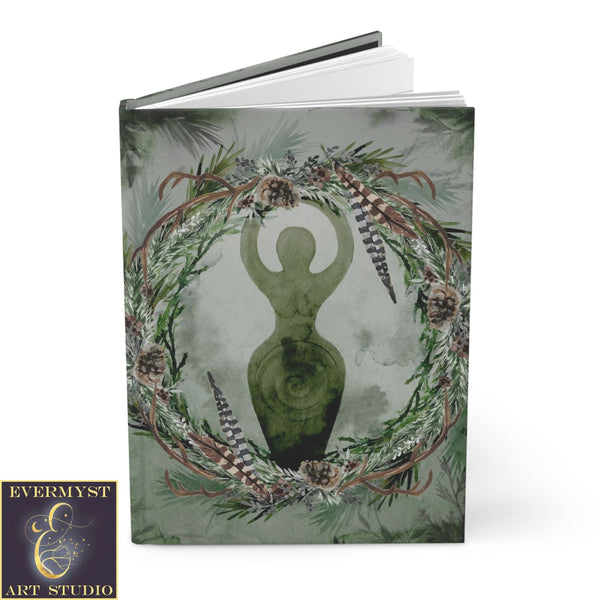 Forest Goddess Hardcover Journal - Pagan Wicca Witchcraft Inspired Blank Book