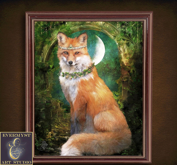 Fox Wall Art Forest Animal Spirit Fantasy Fairy Tale Prints