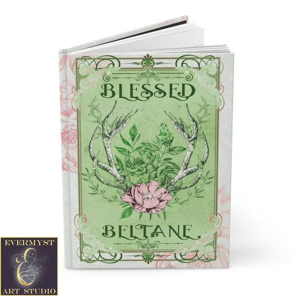 Hardcover Journal Beltane Blessed Spring Summer Pagan Wicca Witch Blank Book