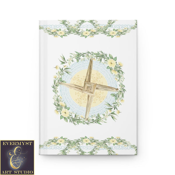 Hardcover Journal Brigid Cross Spring Equinox Pagan Blank Book