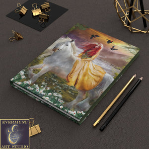 Hardcover Journal Celtic Goddess Rhiannon Blank Book