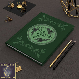 Hardcover Journal Celtic Hare Rabbit Blank Book