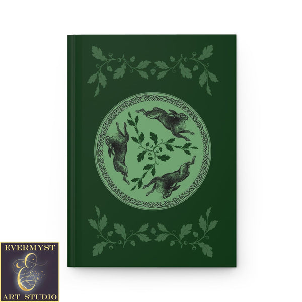 Hardcover Journal Celtic Hare Rabbit Blank Book