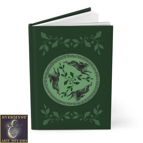 Hardcover Journal Celtic Hare Rabbit Blank Book